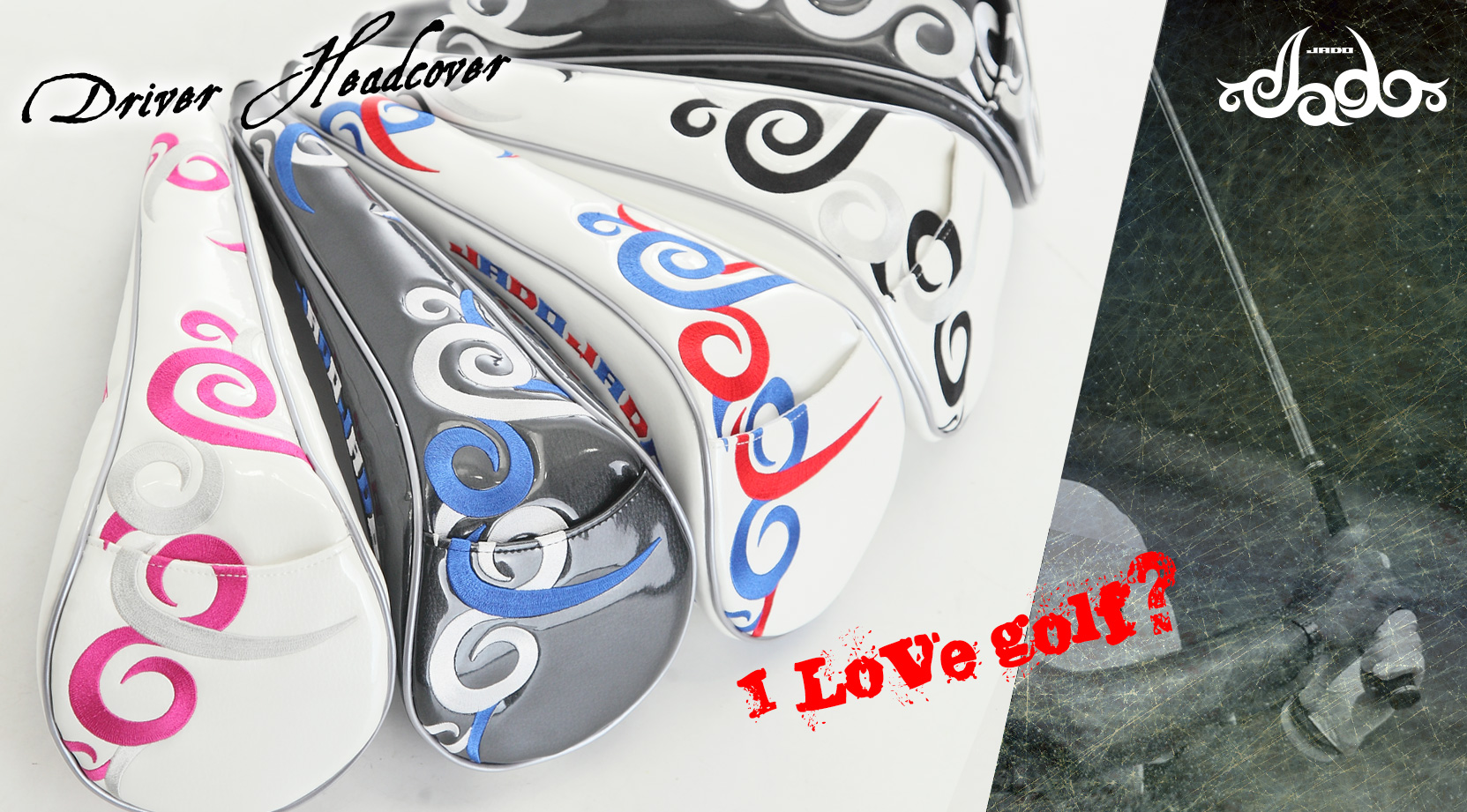 【Tatoo】ゴルフヘッドカバードライバー用 4カラー