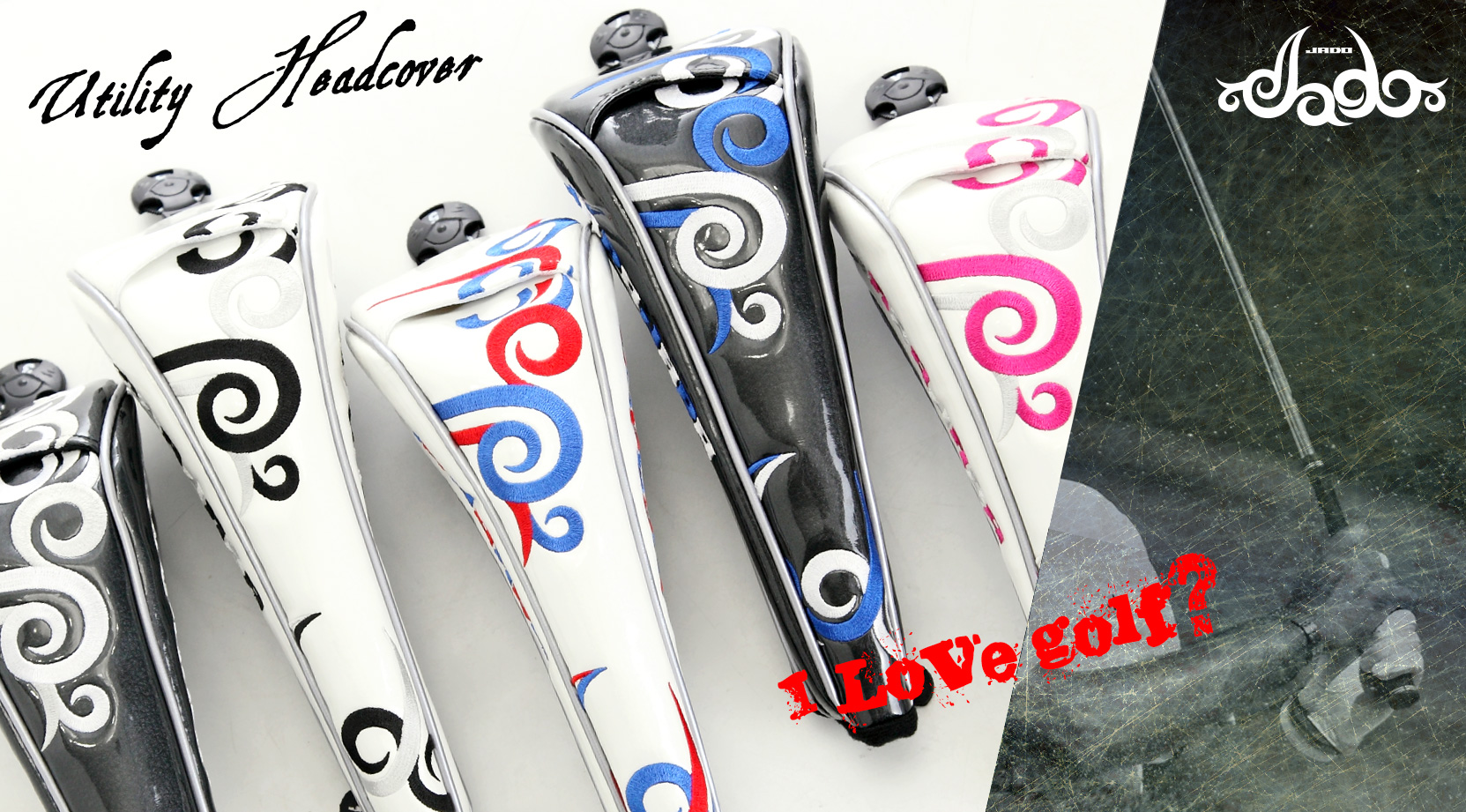 【Tatoo】ゴルフヘッドカバーフェアウェイウッド用 4カラー