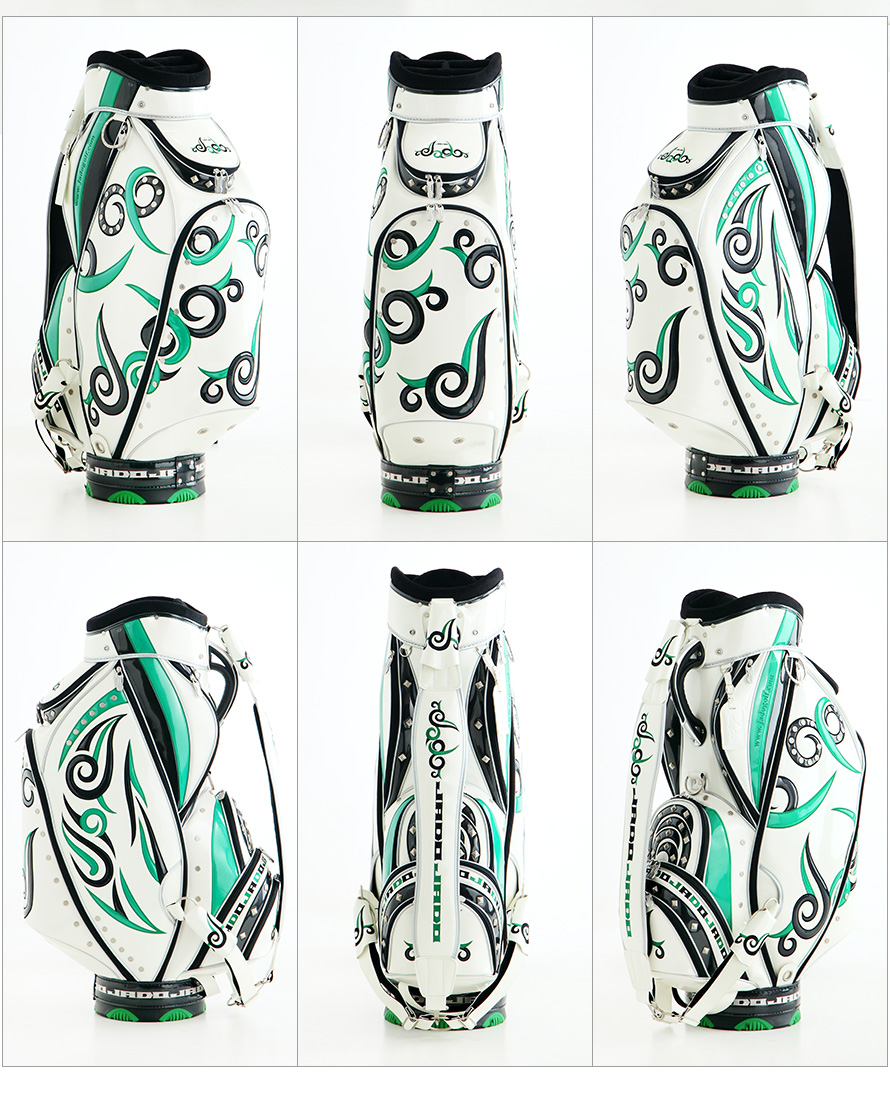 キャディバッグ ゴルフ グリーン JADO