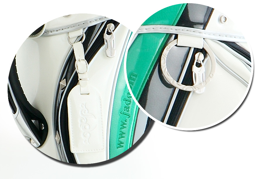 キャディバッグ ゴルフ グリーン JADO