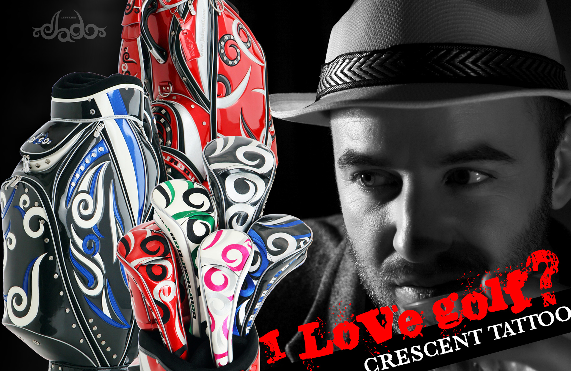 JADOゴルフブランドCrescent Tattooシリーズ