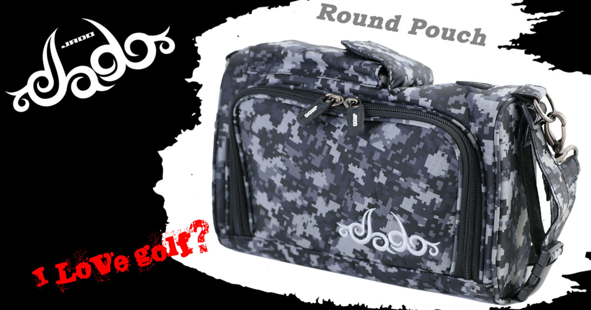 14の機能を持ち備えたゴルフラウンドポーチ 2017年9月発売アイテム