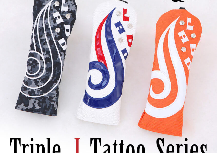 Triple J Tattooシリーズ ヘッドカバー ユーティリティ用 選べる3カラー 2019年4月末発売