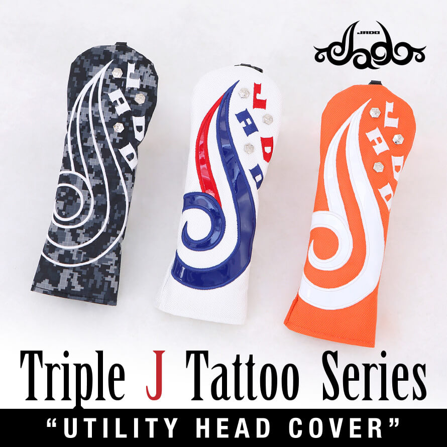 Triple J Tattooシリーズ ヘッドカバー ユーティリティ用 選べる3カラー 2019年4月末発売