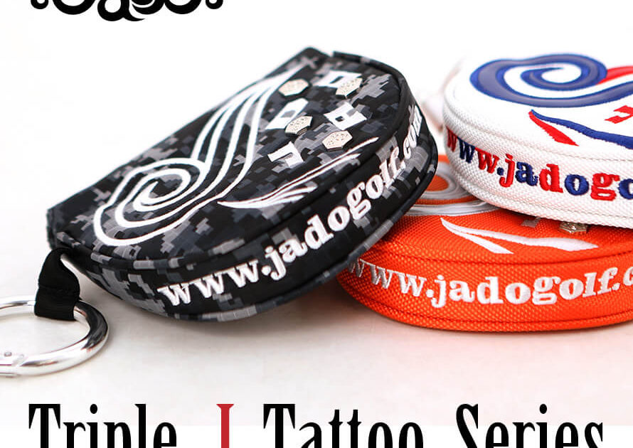 JADO Triple J Tattooシリーズ ヘッドカバー マレットパター用 選べる3カラー