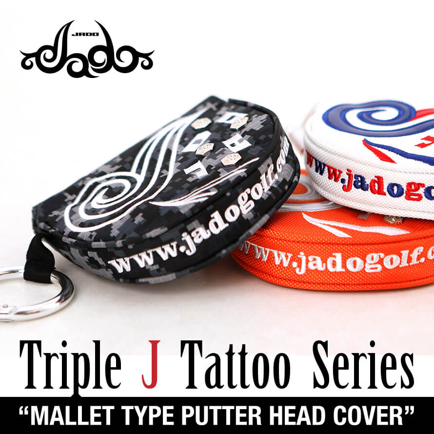 JADO Triple J Tattooシリーズ ヘッドカバー マレットパター用 選べる3カラー