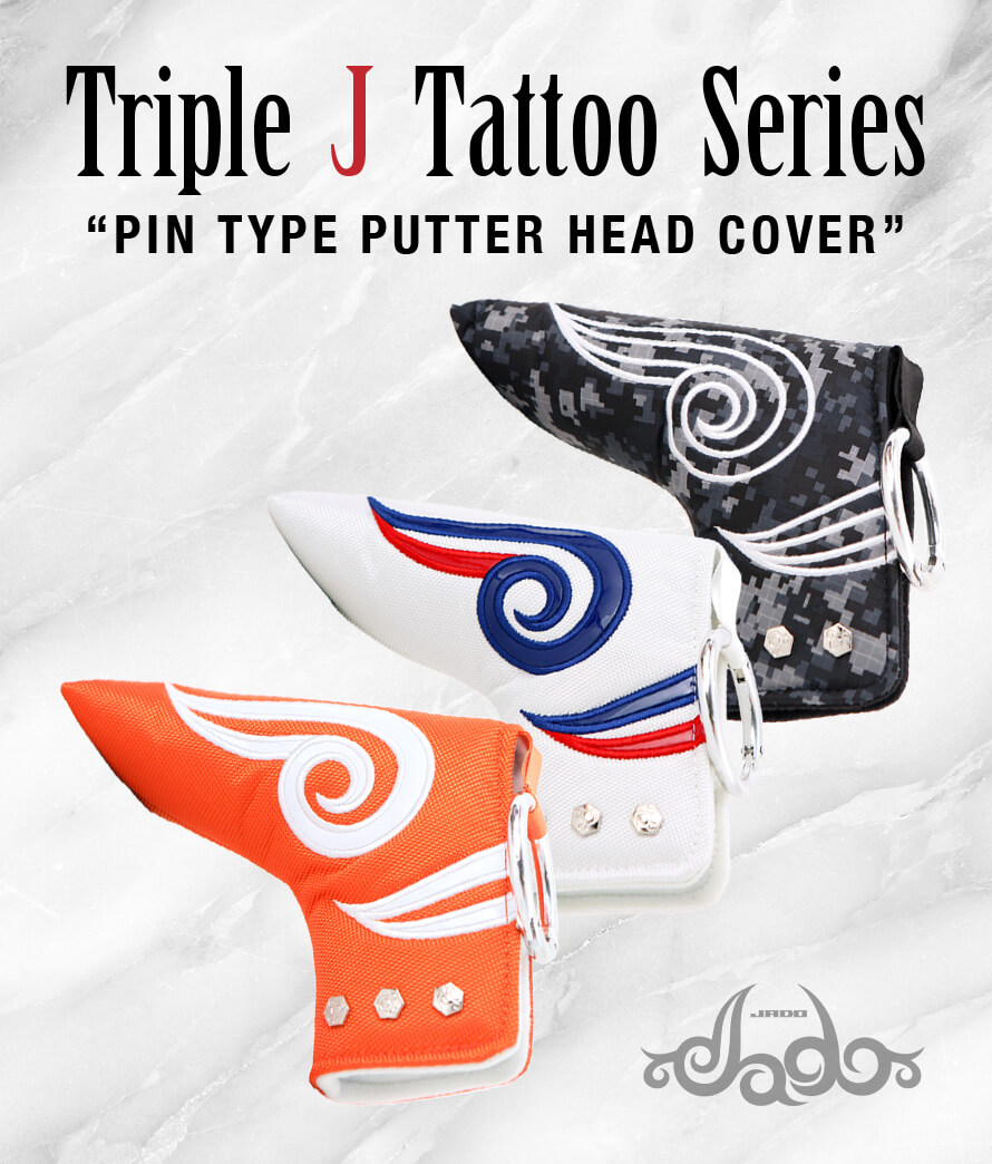 Triple J Tattooシリーズ ヘッドカバー ピンタイプパター用 選べる3カラー 2019年4月末発売