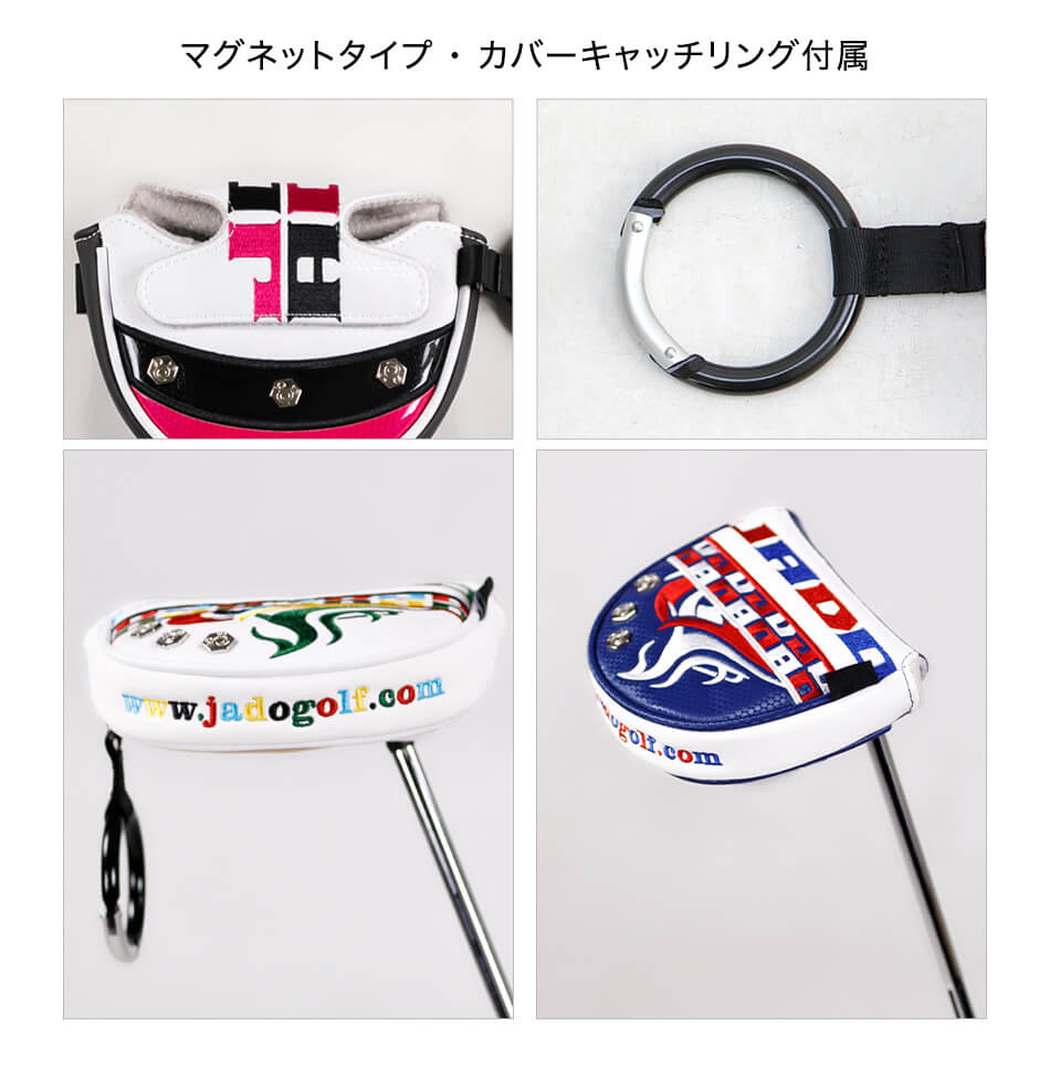 JADOゴルフ ゴルフ用品 ヘッドカバー マレットタイプパター Chain block Tribal Ver.3～The end of the series～