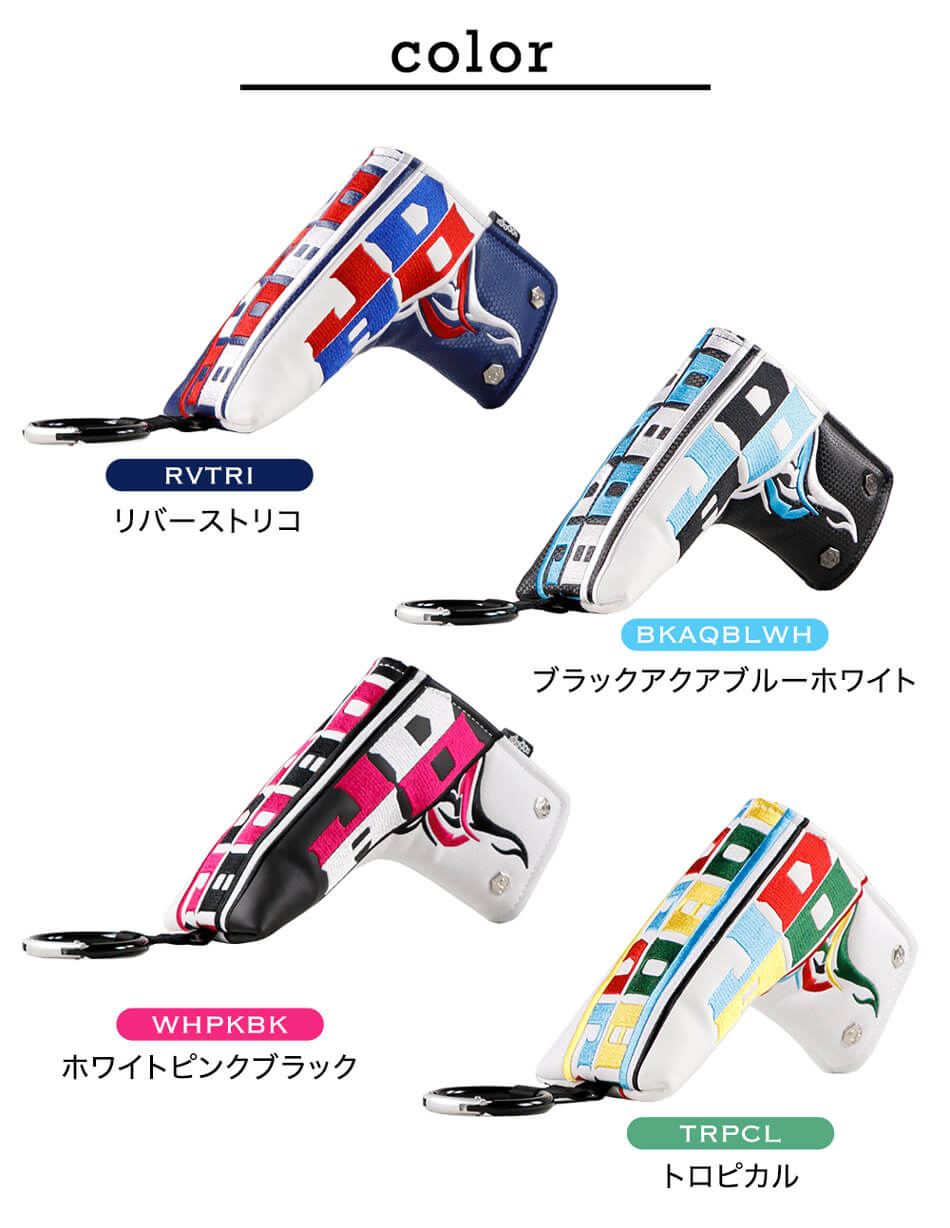 JADOゴルフ ゴルフ用品 ヘッドカバー ピンタイプパター Chain block Tribal Ver.3～The end of the series～